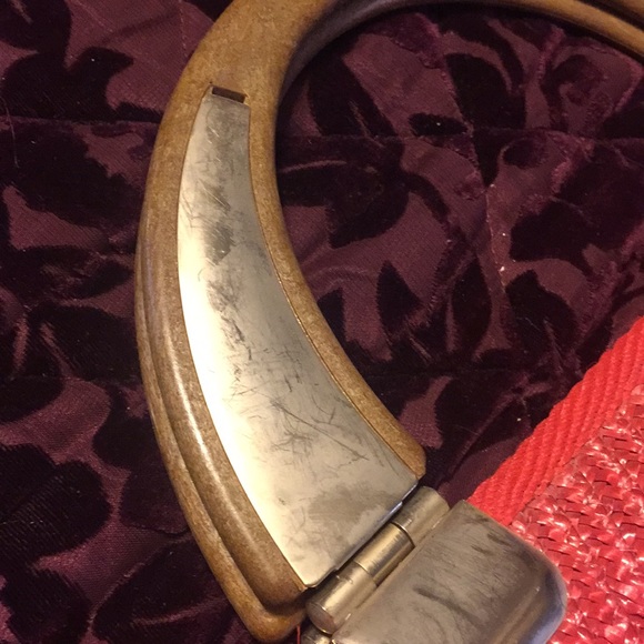 Vintage Pier Giorgio red woven bag - Picture 6 of 7